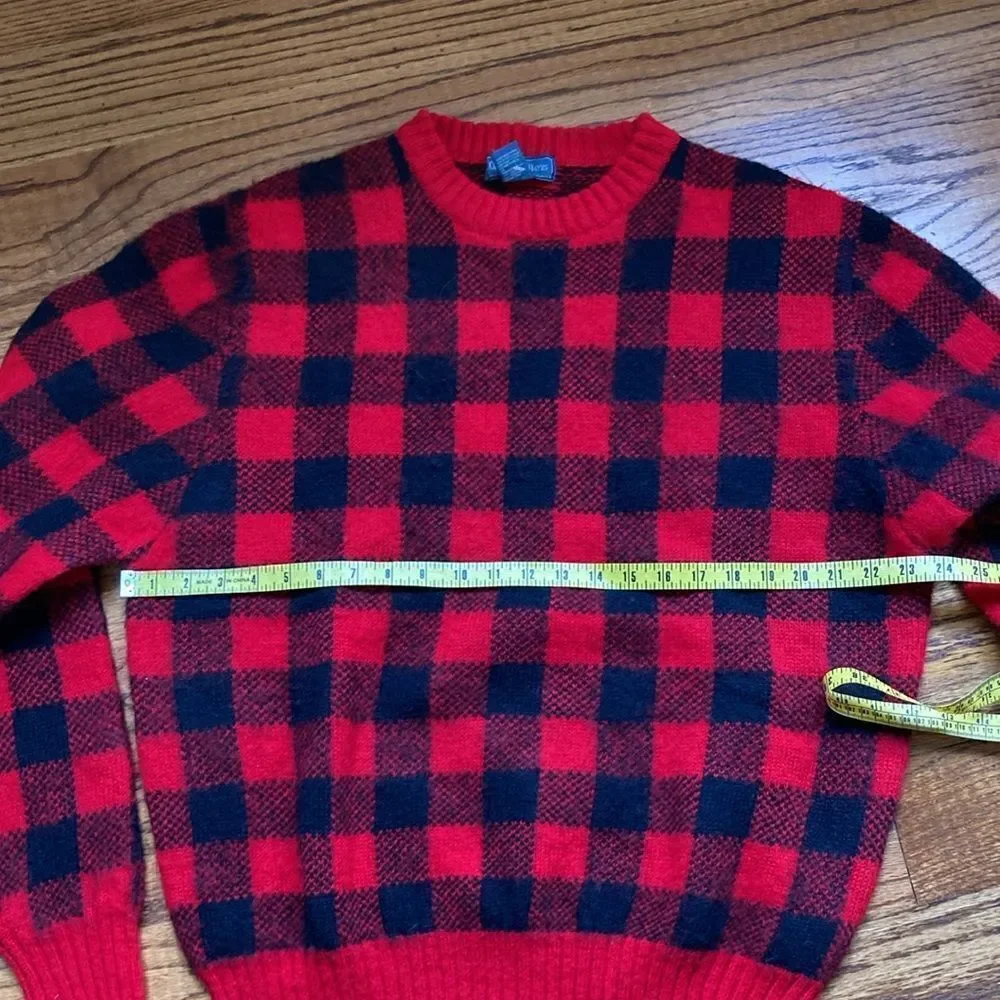 Vintage Christopher Hayes 100% Wool Crewneck Grandpa Sweater Size XL